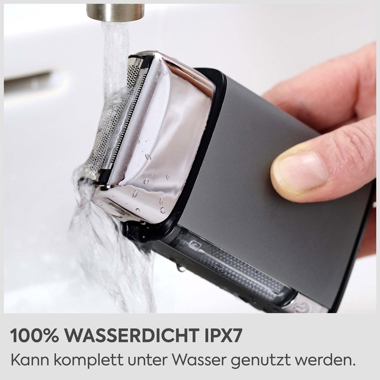 Super-X Metal Folienrasierer (chrom)